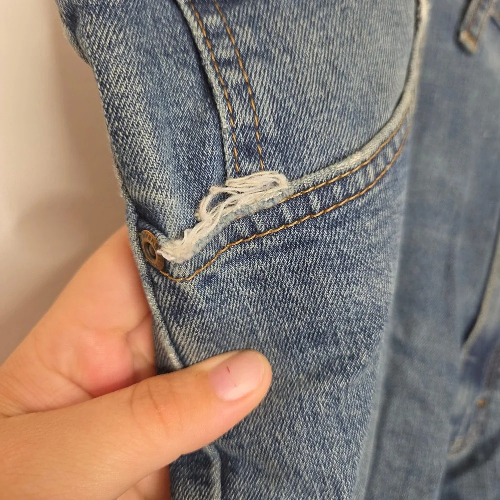 Wrangler‎ Five Star Premium Denim Mens 46x32 Blue Straight Leg Jeans 97FXWXD